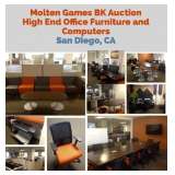 Molten Games Inc - Bankruptcy Auction - High End Office Furniture and Computers
