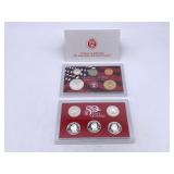 2001 United States Mint Silver Proof Set With State Quarters.