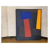 Dionigi Cossu Signed Abstract Oil On Linen Painting.