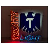 Tecate Light Wall Hanging Neon Sign