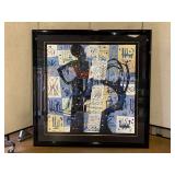 He Neng Signed Limited Edition Serigraph Titled "Two Sisters". Presented In A Black Lacquer Frame With Artists Bio On Reverse. No. 143/293.