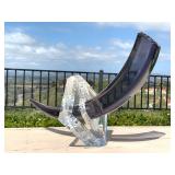 Shlomi Haziza Signed Lucite Sculpture. 