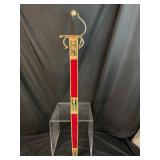 Vintage Spanish Sword In Ornate Sheath. 
