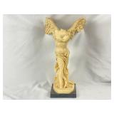 Winged Victory Of Samothrace Marble Replica Statue.
