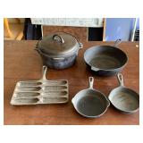 Cast Iron Pots And Pans.