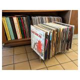 Large Vintage Collection Of Vinyl Records 