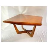 Unique And Rare Mid Century Side Table In The Style Of Adrian Pearsall, Often Attributed To Intersecting Legs To Create A X- Base. 