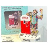 Coca-Cola Century Collection Limited Edition Ceramic Figurine Put On A Happy Face Featuring Emmett Kelly. 