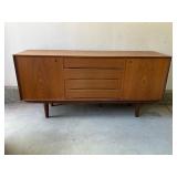 Gustav Bahus Scandinavian Mid Century Sideboard Credenza Cabinet.