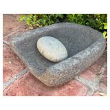 Molcajete And Tejolote Grinding Stone.