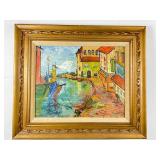 Original Oil Painting On Board. 