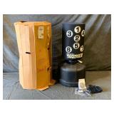 Extra Large Black Punching Bag.