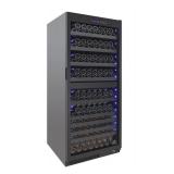 Vinotemp Model El-300ts Dual Zone Wine Cooler With Sliding Wire Racks. Holds Approximately 270-300 Bottles. Wine Cooler