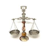 Onyx And Metal Scales.