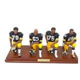 Danbury Mint Pittsburgh Steelers Football Figures - The Steel Curtain.