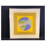 Ernest Trova "F.m. Manscapes" No. 2 Framed Silkscreen, 1969.