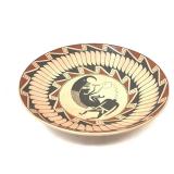 Sabino Villalba Hand Decorated Art Pottery Bowl. 