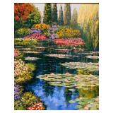Howard Behrens Hand Embellished Giclee On Canvas Titled Shimmering Waters. Limited Edition No. 195/195.