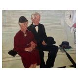 Karl Larsen Signed Oil On Canvas Painting Titled "Twilight"