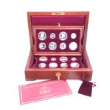 The United States Olympic Coins Of The Atlanta Centennial Olympic Games. Full Sixteen Coin Proof Set