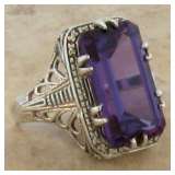 Alexandrite Sterling Ring