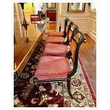 Louis XV Bakers Mahogany Flame Stately Home Collection Dining Room Table & 10 Chairs 118” W, 48” D, 