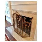 Gold Fire Place Screen 38" H, $300