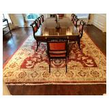 177” L, 119” W. Handmade Rug $3,000.  