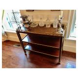 Louis XVI Style Bar Cart by Henredon 42 1/2" W, 33 3/4" H, 18" D. $1,200