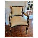 Louis XVI Trouvailles Inc French Empire Style Chair 34 3/4" H, 23 1/2" W,  $300