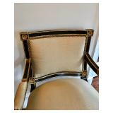 Louis XVI Trouvailles Inc French Empire Style Chair 34 3/4" H, 23 1/2" W,  $300