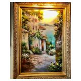 Maicom Landscape Scene 32 1/2" W, 44 1/4" H. $900 