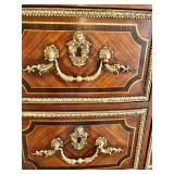 Colony House 9 Drawer Inlay Gold Lion Head Chest 52 1/4" W, 26 1/2" H, 20" D.  $2,300 