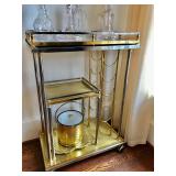 Colony House Vintage Bar Cart 23 1/4" W, 34 1/2" H, 14" D.  $800 