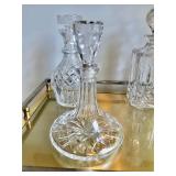 Waterford Crystal Decanter 8 3/4" H $80