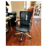 Black Leather Desk Office Chair $60