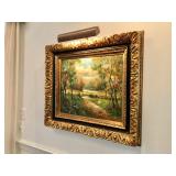 Maicom Impressionist Oil Painting 30 3/4" H, 34 1/2" W.  $900