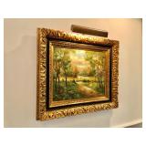 Maicom Impressionist Oil Painting 30 3/4" H, 34 1/2" W.  $900