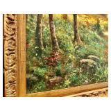 Maicom Impressionist Oil Painting 30 3/4" H, 34 1/2" W.  $900