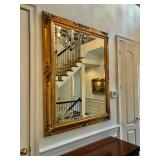 Gold Carved Mirror 58 1/2" H, 46 1/2" W. $900