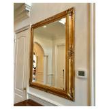 Gold Carved Mirror 58 1/2" H, 46 1/2" W. $900