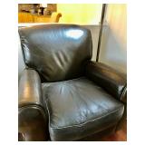 Bradington Young Leather Reclining Chairs 36 1/4" H, 40" W, 30 1/2" D. $150 Each