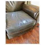 Bradington Young Leather Reclining Chairs 36 1/4" H, 40" W, 30 1/2" D. $150 Each