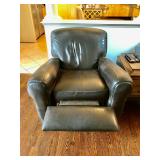 Bradington Young Leather Reclining Chairs 36 1/4" H, 40" W, 30 1/2" D. $150 Each