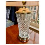 Cut Glass Lamp 28 1/2” H, $70 Each 