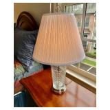 Cut Glass Lamp 28 1/2” H, $70 Each 