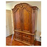 Drexel Heritage TV Cabinet Armoire 91” H, 56” W, 28” D. $800  