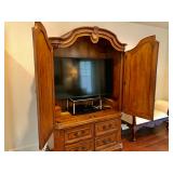 Drexel Heritage TV Cabinet Armoire 91” H, 56” W, 28” D. $800  