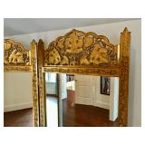 Gilded Mirror Screen 78” H, 60” W. $1,000 