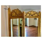 Gilded Mirror Screen 78” H, 60” W. $1,000 